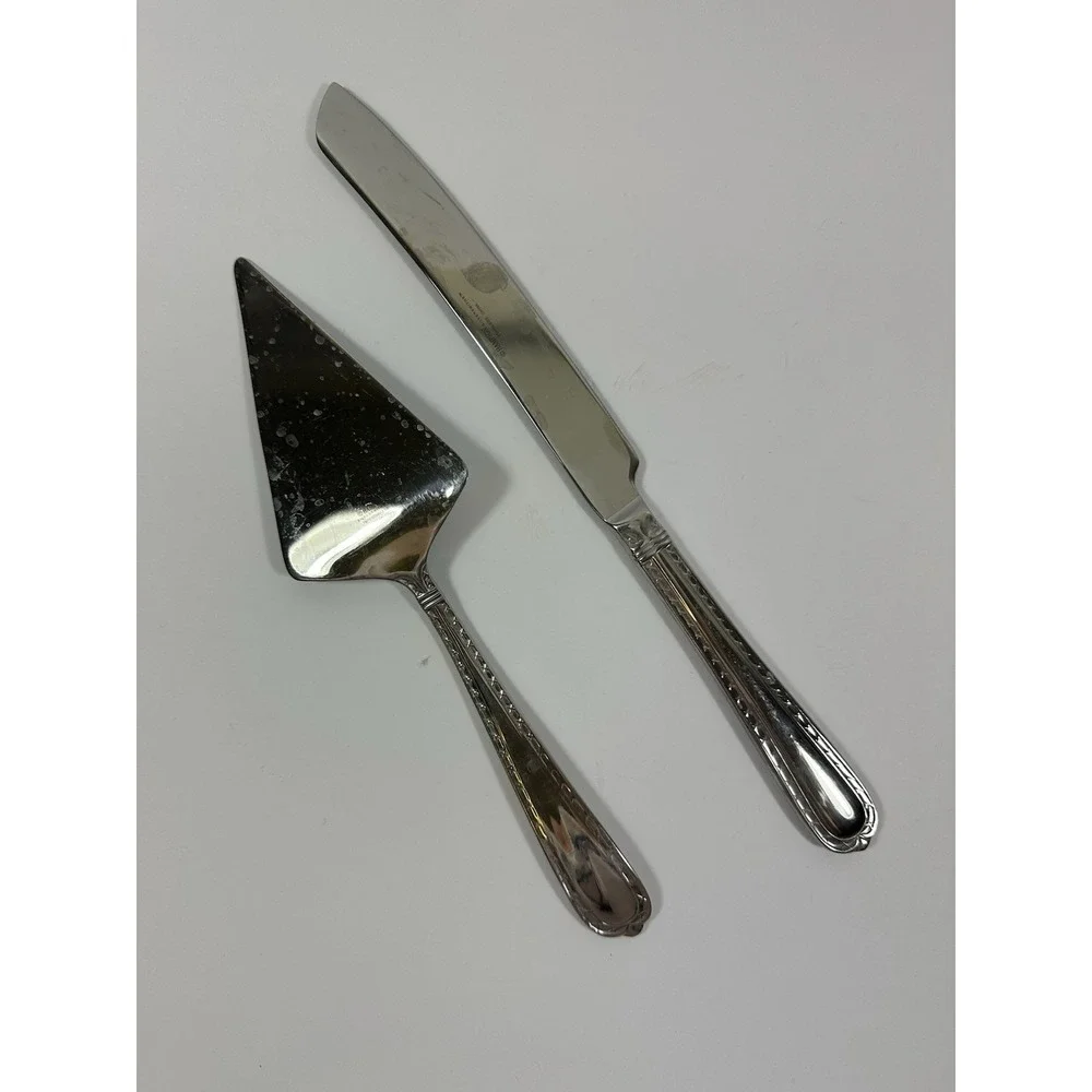 Hampton Silversmiths Nobility Cake Knife & Pie Server